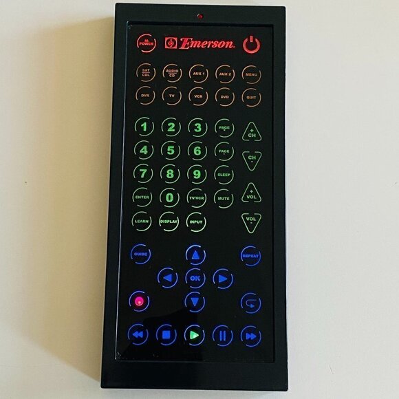 Emerson universal smart extra large jumbo TV remote controller luminescent touch - Picture 4 of 4